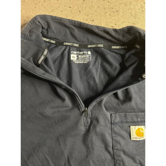 Carhartt Blue T-Shirt Lot XL XXL Tall Workwear Flaws Durable Basics - Picture 9 of 9